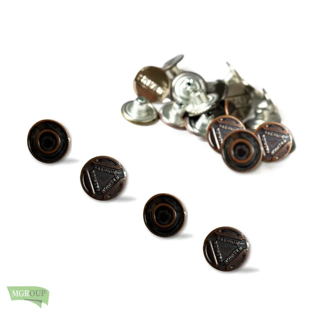 Botón Vaquero A. Inox.